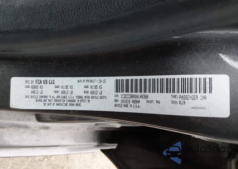 2016 Chrysler 200 S из США, поврежденный, VIN 1C3CCCBBXGN146380